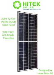 2 x 205w PERC MONO Solar Panels - 410w Total (4 Way Anti-Shading Protection - La&hellip;