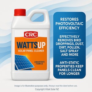 Solar Panel Cleaner: CRC Watts Up - 1L Bottle (Specialist Solar Panel Cleaning Solution)