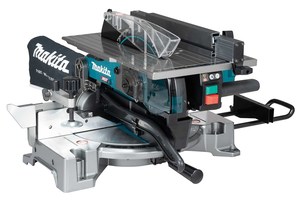 Products: Makita LH001GZ 40Vmax XGT Brushless 260mm Table Top Mitre Saw