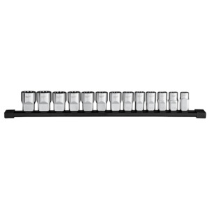 Products: Milwaukee 48229522 13PC 1/2″ DRIVE 12-PT SOCKET SET – METRIC