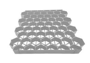 Products: DH Garden HDP50504 Grass & Gravel Heavy Duty Permeable Paving Panel 500 x 500 x40mm