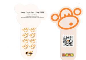 Frontpage: Momotea Buy 8 Get 1 Free Card 300pcs 买8赠1卡 300张/盒