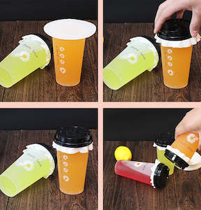 Frontpage: Anti-leak Paper 12cm(500 pcs)  奶茶杯防漏纸(500张)