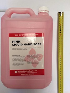 Cleaning Supplies: Pink Liquid Hand Soup 5L 洗手液 5升/桶