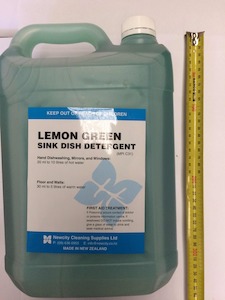 Cleaning Supplies: Lemon Green Sink Dish Detergent 20% 5L 洗洁精 5升/桶