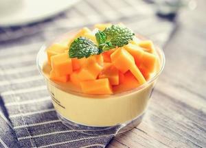 Topping: Mango Flavoured Pudding Powder 1KG 芒果布丁粉