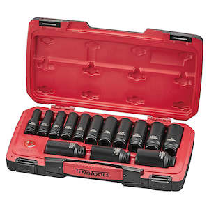 Electrical Accessories: Teng 18pc 1/2in Dr. AF Deep Impact Socket Set 6-Pnt