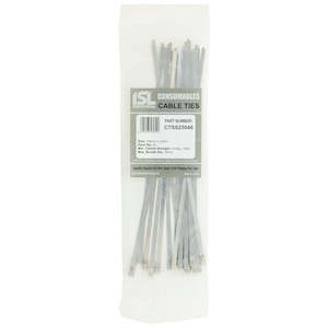 ISL 250 x 4.6mm 316 Stainless Cable Tie - 20pk