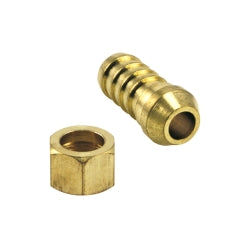 Champion 1/4in x 1/4in Brass Tail & Nut - Solder On**