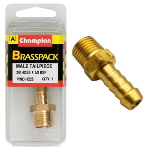 Fasteners Brass Fittings: Champion Brass 3/8in x 3/8in Male Hose Barb