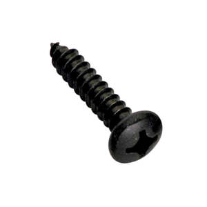 Fasteners Bulk Packs Auto Trim Fasteners: Champion Self Tapping Screw Black 10G x 3/4in - 50pk