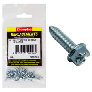 Fasteners Bulk Packs Pan Head Screws S T: Champion 14G x 5/8in S/Tapping Screw Pan Head Phillips-100pk