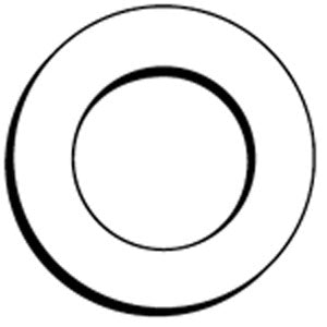 Champion 3/4in x 1 - 1/8in x 1/16in Aluminium Washer - 50pk