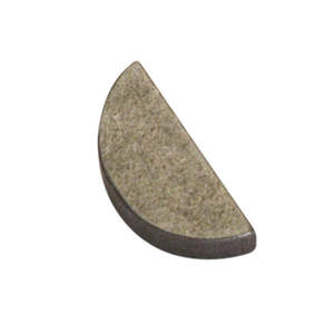 Fasteners Bulk Packs Woodruff Keys: Champion 1/2in x 1/16in Wk1 Woodruff Key - 25pk