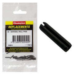 Fasteners Bulk Packs: Champion 1/4in x 1 - 1/2in Roll Pin - 100pk