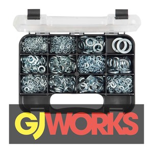 Fasteners Grab Kits: Champion GJ Grab Kit 933pc Spring Washers Metric & Imperial