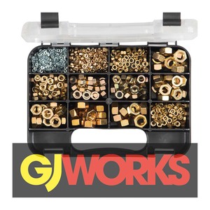 Fasteners Grab Kits: Champion GJ Grab Kit 655pc Hex Nuts Metric - GR8
