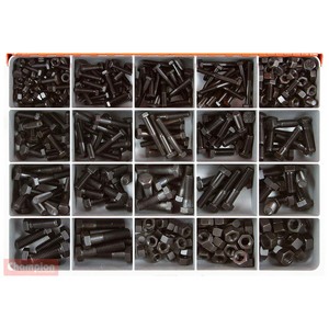 Fasteners Master Kits: Champion Master Kit 393pc UNC Bolt & Nut Asst GR8