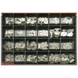Fasteners Master Kits: Champion Master Kit 341pc Woodruff Keys Metric & Imperial