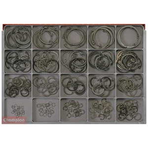 Fasteners Master Kits: Champion Master Kit 240pc External Circlip Asst- Imperial