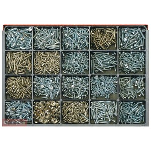 Fasteners Master Kits: Champion Master Kit 1680pc Comb Self Tapping Screw Asst