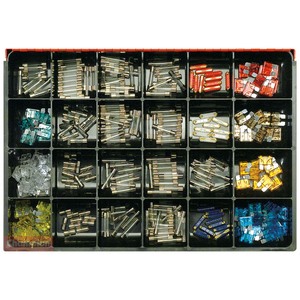 Fasteners Master Kits: Champion Master Kit 300pc Auto Fuse Asst- Glass, Std Blade