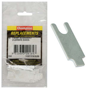 Fasteners Replacement Packs Alignment Shims: Champion 1/16in Wheel Alignment Shim-Suit HT/HK Holden-10pk