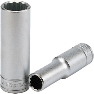 Handtools Socketry Deep Metric: Teng 1/2in Dr. Deep Socket 21mm 12Pnt