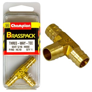 Fasteners Brass Fittings: Champion Brass 5/16in 'T' Joiner