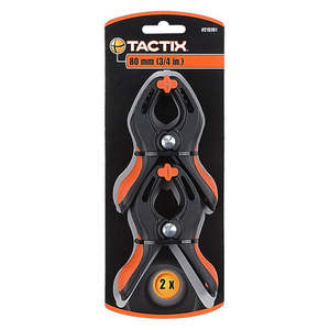 Tactix Clamp Nylon 2pc Set 80mm (3-1/4in)
