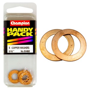 Fasteners Bulk Packs Washers Nylon: Champion 5/16in x 5/8in Copper Washer 20G