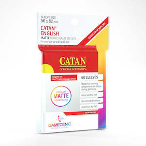 Dice Accessories: Gamegenic Matte Catan Sleeves (56x82mm)