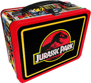 Toys Plush: Tin Carry All Fun Lunch Box Jurassic Park