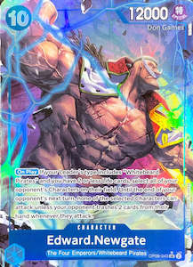 Edward. Newgate Character Card Alternate Art OP08-043