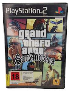 Video Games: Grand Theft Auto: San Andreas – PlayStation 2 (PS2)