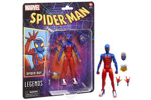 Toys Plush: Marvel Legends: Spider-Boy - 6" Retro Figure