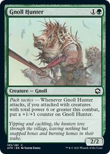 Magic The Gathering Singles: Magic the Gathering Gnoll Hunter