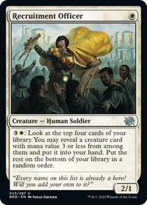 Magic The Gathering Singles: Magic the Gathering Recruitment Officer