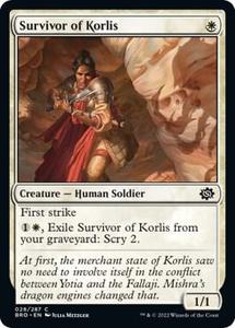Magic the Gathering Survivor of Korlis