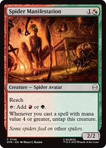 Magic the Gathering Spider Manifestation