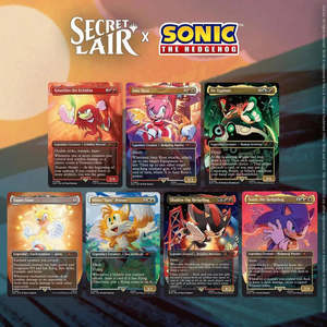 Magic The Gathering: Magic the gathering Secret Lair x Sonic: Friends and Foes Regular Edition