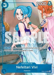 One Piece Tcg Singles: Nefeltari Vivi - EB02-026 [Extra Booster: One Piece Heroines Edition] Super Rare
