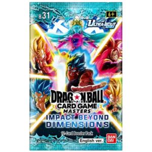 Dragon Ball Super Card Game Masters B31 Impact Beyond Dimensions Booster Pack | DBS TCG NZ