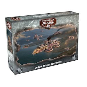 War Gaming: Warcradle DWA210011 Dystopian Wars: Crown Aerial Squadrons