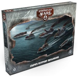 War Gaming: Warcradle DWA210004 Dystopian Wars: Crown Support Squadrons