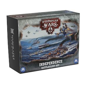 War Gaming: Warcradle DWA120010 Dystopian Wars: Independence Battlefleet Set
