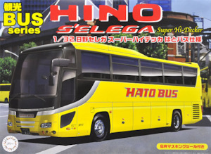 Buses: Fujimi 011110 1/32 Hino S'elega Super Hi-Decker Bus - Hato Bus