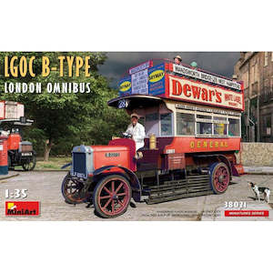 Buses: MiniArt 38021 1/35 LGOC B-TYPE LONDON OMNIBUS