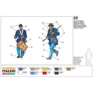 xItaleri 6177  1/72 AMERICAN CIVIL WAR - UNION INF