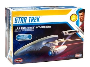 Scifi: Polar Lights 0974 1/1000 Star Trek USS Enterprise Refit 'Wrath of Khan' Edition